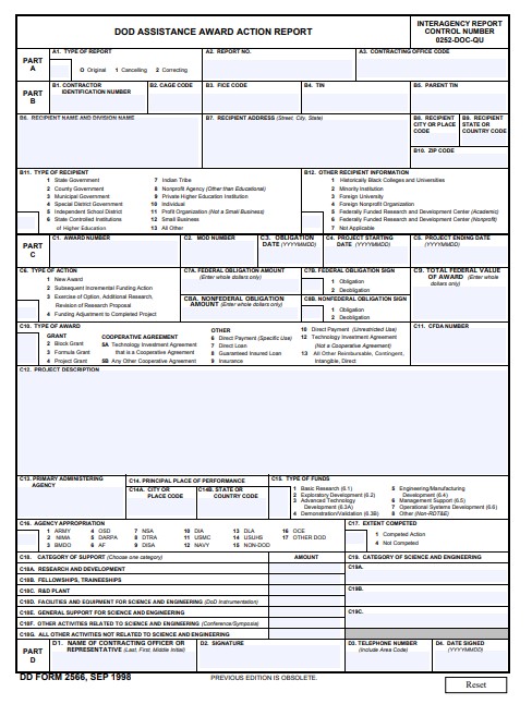 Download dd Form 2566