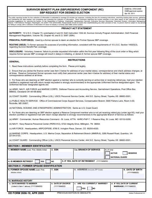 Download dd Form 2656-10