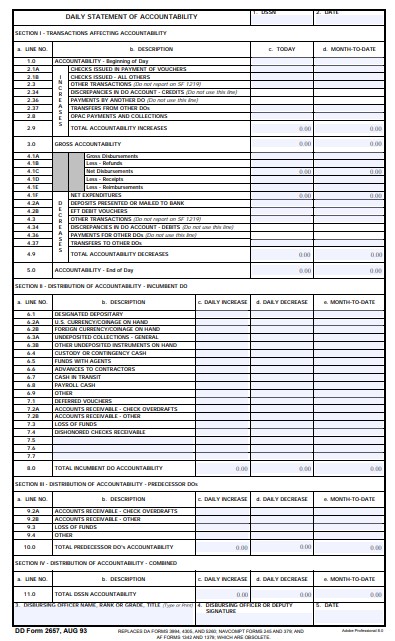 Download dd Form 2657