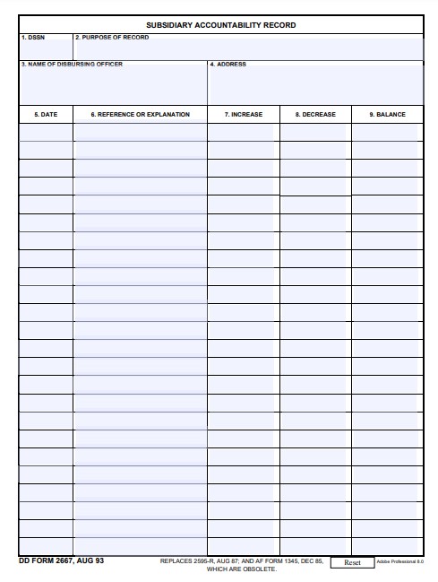 Download dd Form 2667