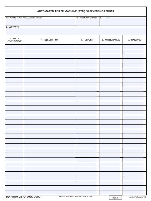 Download dd Form 2670