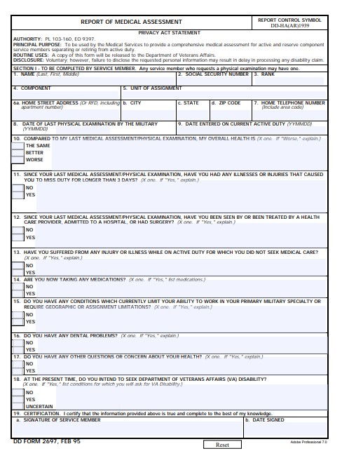 Download dd Form 2697