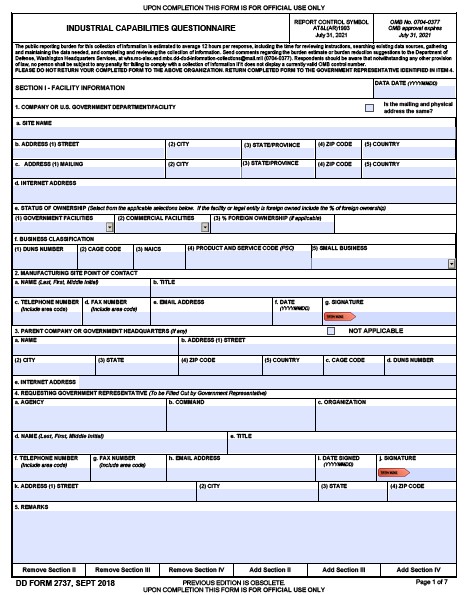 Download dd Form 2737