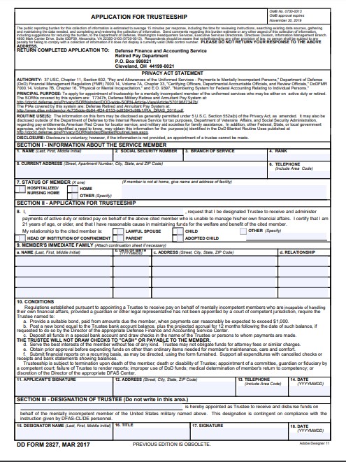 Download dd Form 2827