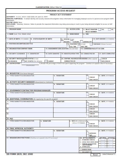 Download dd Form 2835