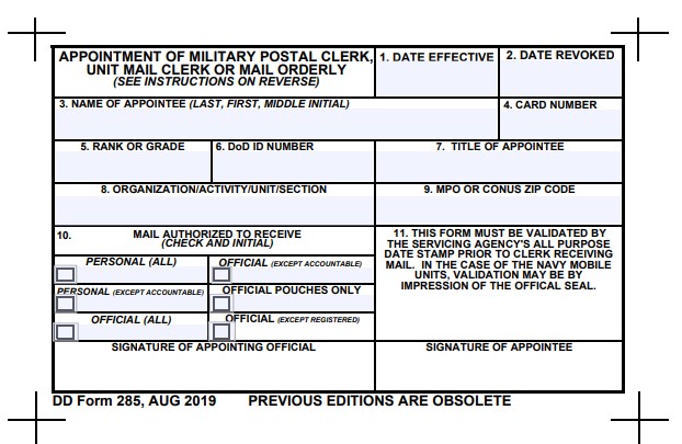 Download dd Form 285