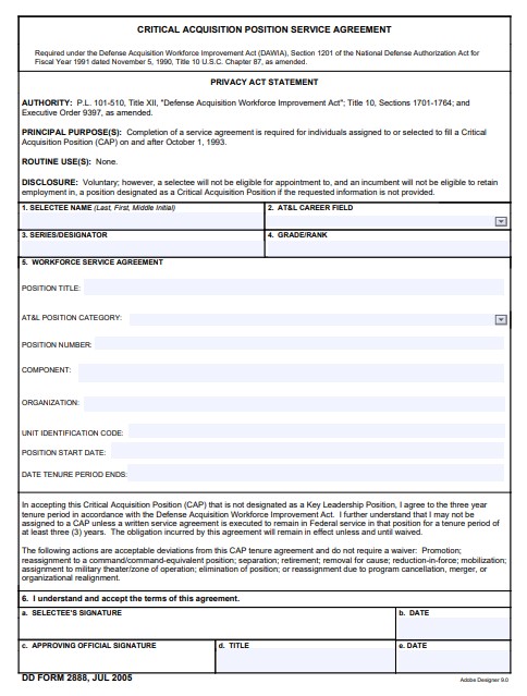 Download dd Form 2888