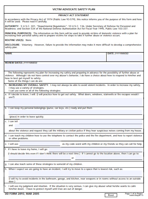 Download dd Form 2893