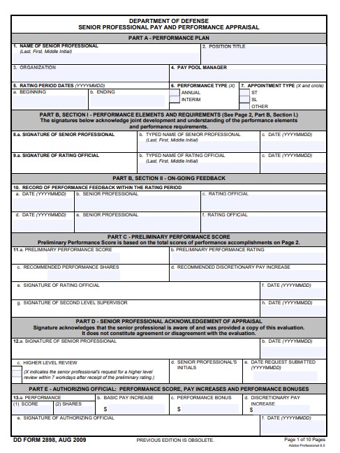 Download dd Form 2898