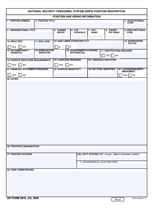 Download dd Form 2918