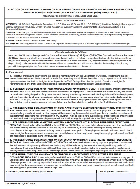 Download dd Form 2937