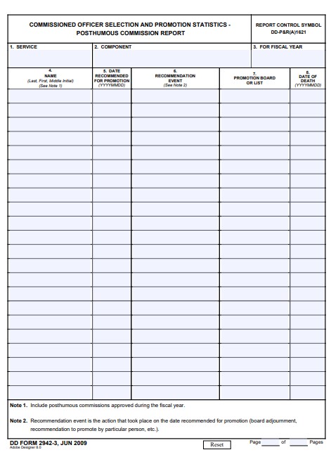 Download dd Form 2942-3