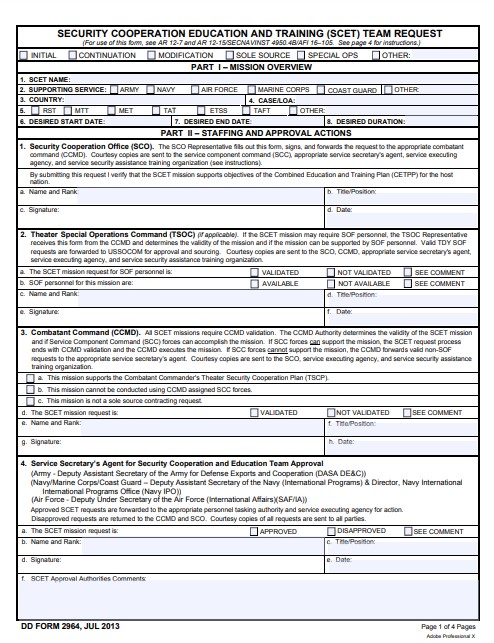 Download dd Form 2964