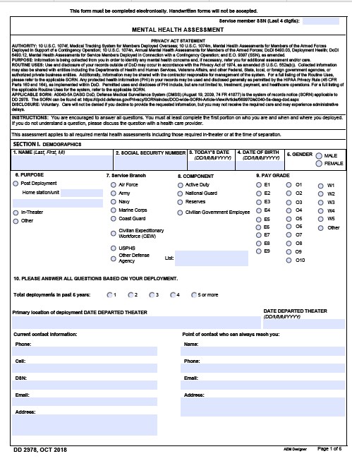 Download dd Form 2978