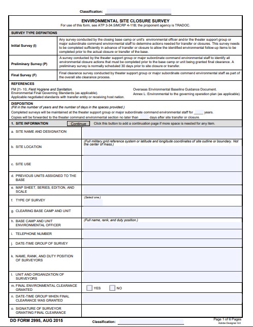 Download dd Form 2995