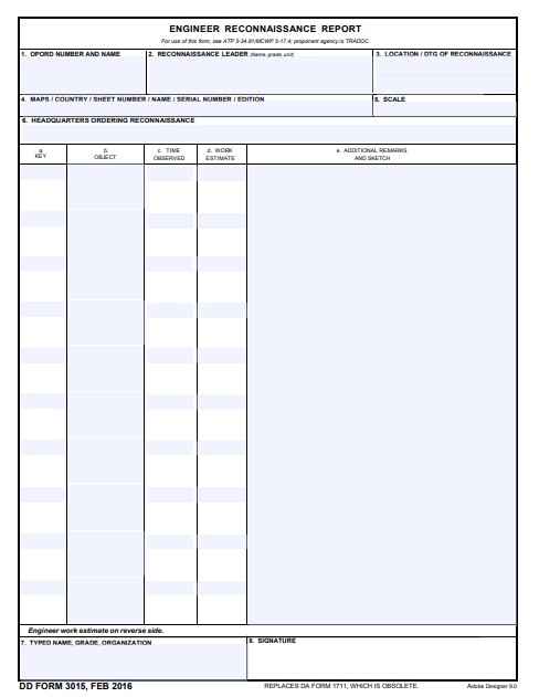 Download dd Form 3015