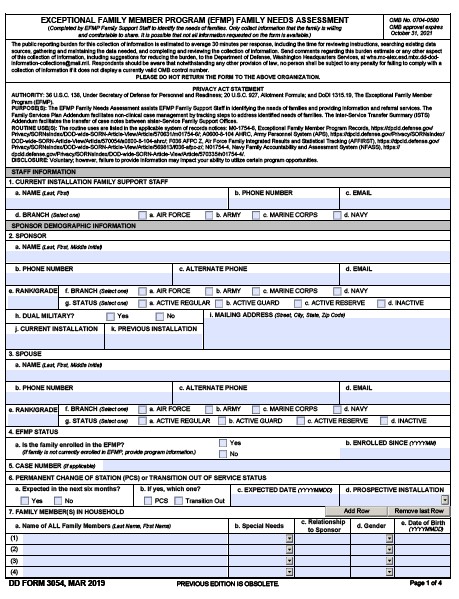 Download dd Form 3054