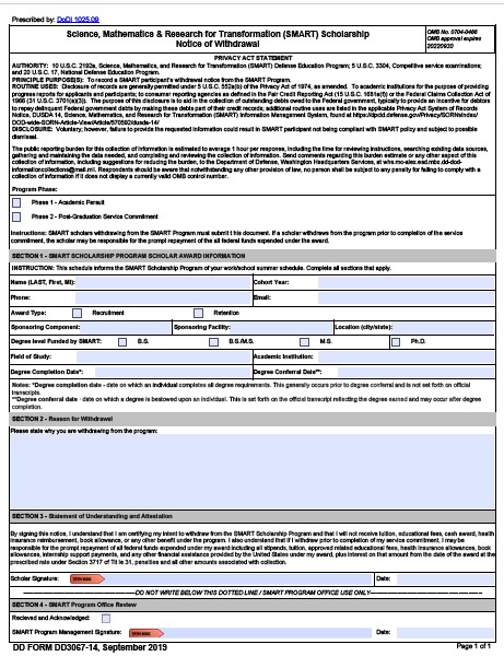 Download dd Form 3067-14