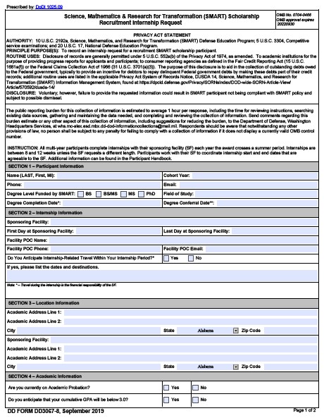 Download dd Form 3067-8