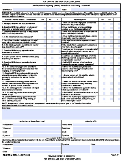 Download dd Form 3076-1