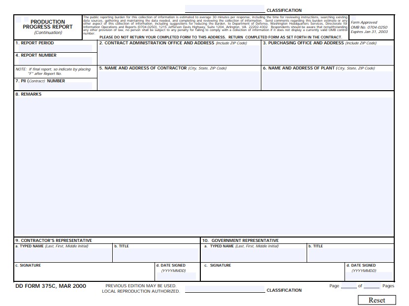 Download dd Form 375C