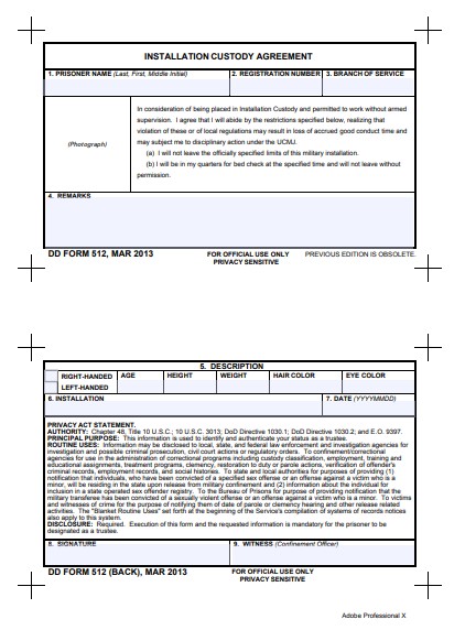 Download dd Form 512