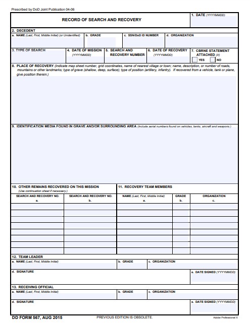 Download dd Form 567