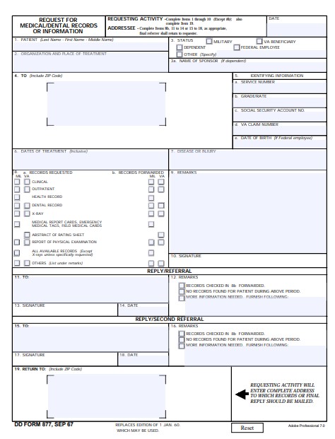 Download dd Form 877