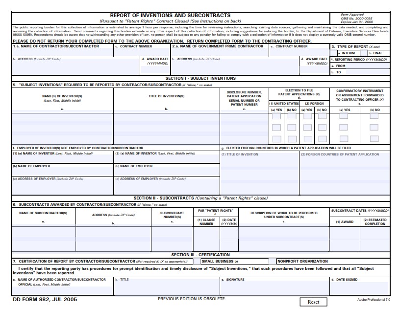 Download dd Form 882