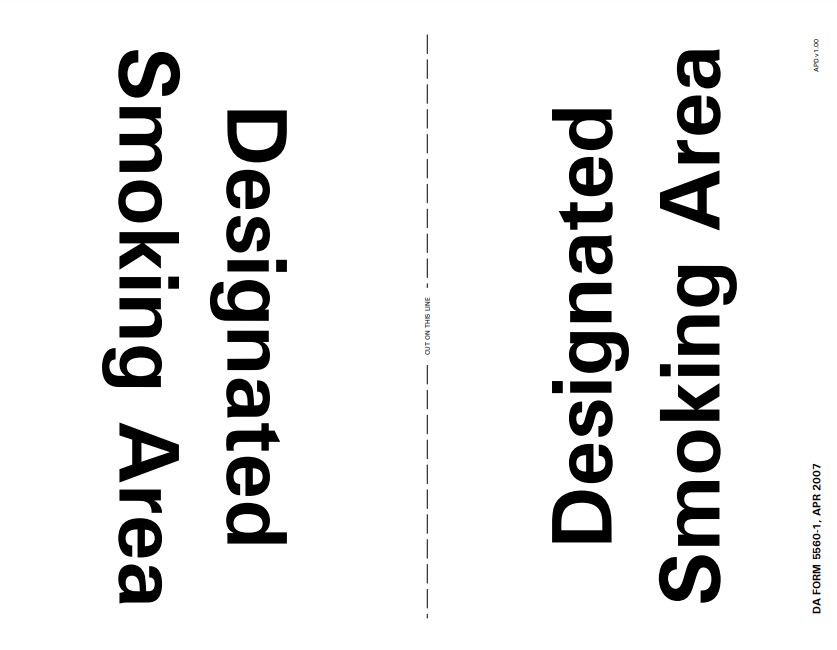 DA Form 5560-1 form preview