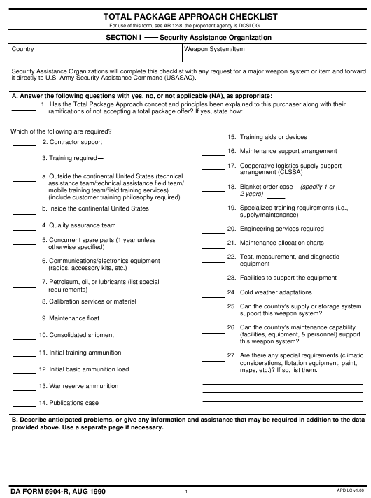 DA Form 5904-R form preview