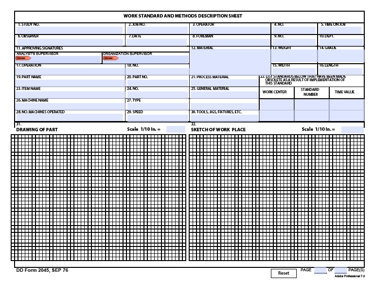 DD Form 2045 form preview