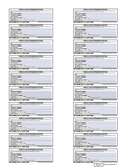 DD Form 2477-3 form preview