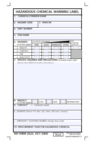 DD Form 2522 form preview