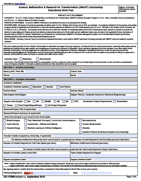 DD Form 3067-2 form preview