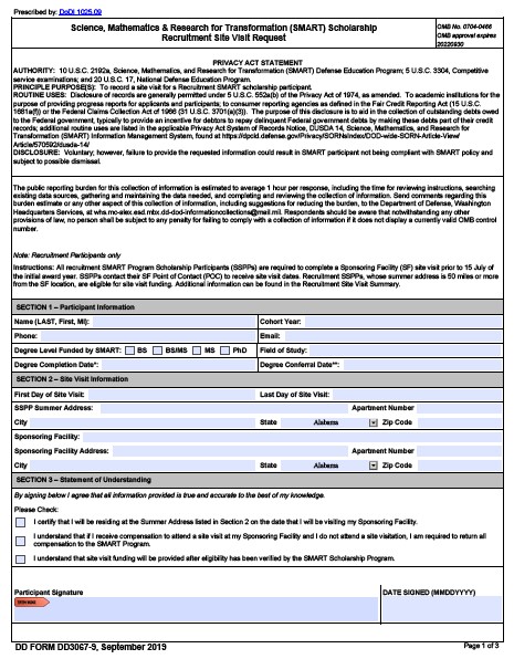 DD Form 3067-9 form preview